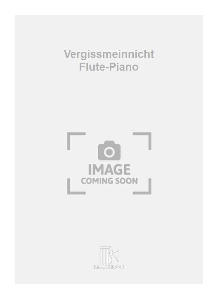 Vergissmeinnicht Flute-Piano